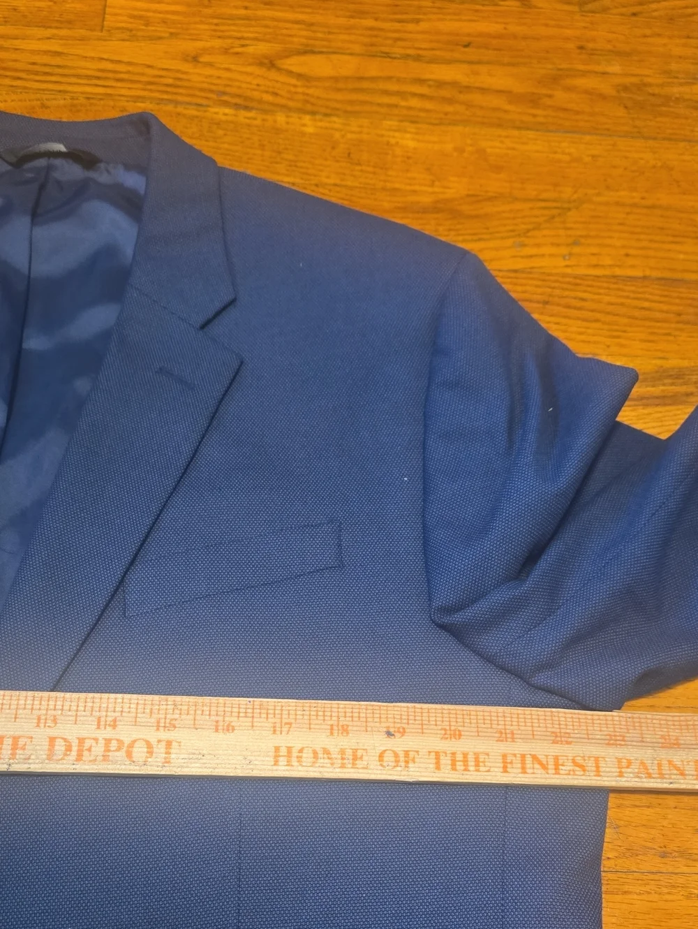 Banana Republic Standard Fit Blue Textured Blazer Sport Coat Jacket 44R